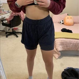 Navy Gymshark Shorts